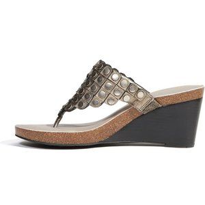 ME TOO *NWOT* Kelee Wedge Leather Sandal Size 11